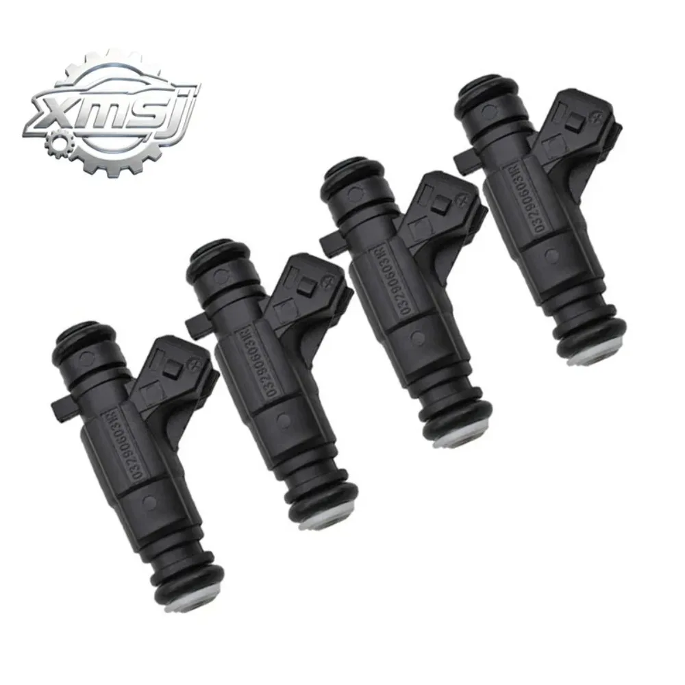 Inyector de combustible de 4 piezas para coche, accesorios para GOLF SAVERIO SPACEFOX VOYAGE CROSSFOX 1,6 T 0280156403 032906031