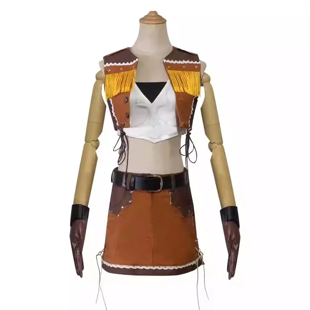 

Anime Cos Fantasy Tifa Cosplay Lockhart Costumes Women Halloween Party Sets