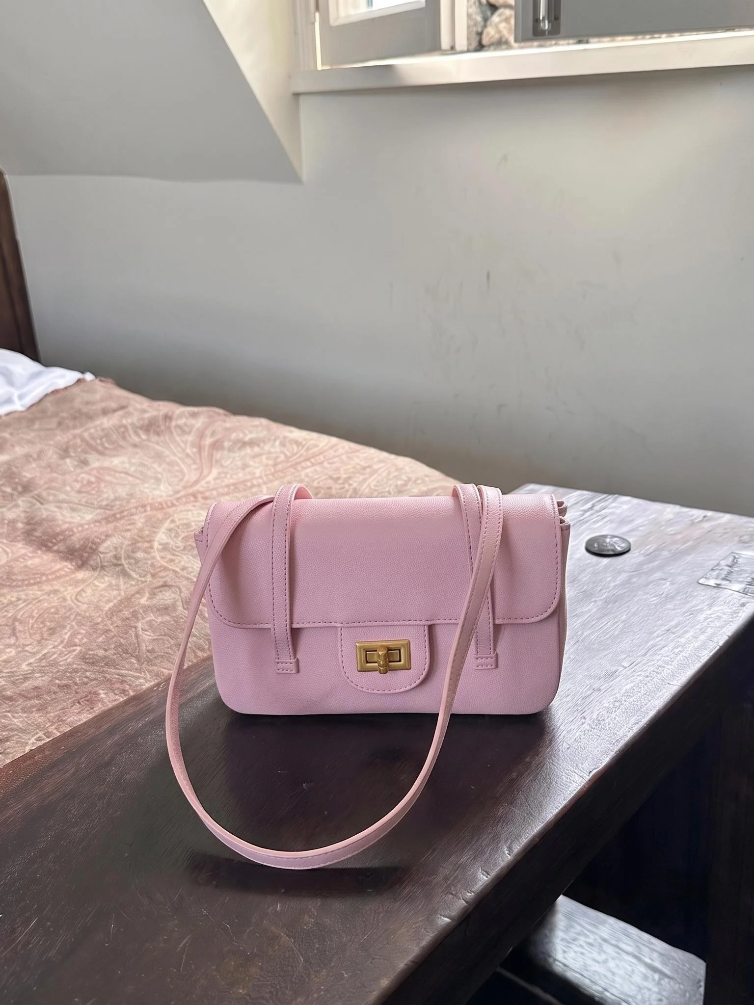 Jennie Style Underarm Bag Soft Leather Single Shoulder Small Square Bag Elegant Design Luxury Feel Polyester  Detachabl...