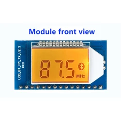 FM Stereo Audio Transmitter Circuit Board Module Bluetooth Forwarding Distance 500m 76-108MHz FM Station Digital Display Module