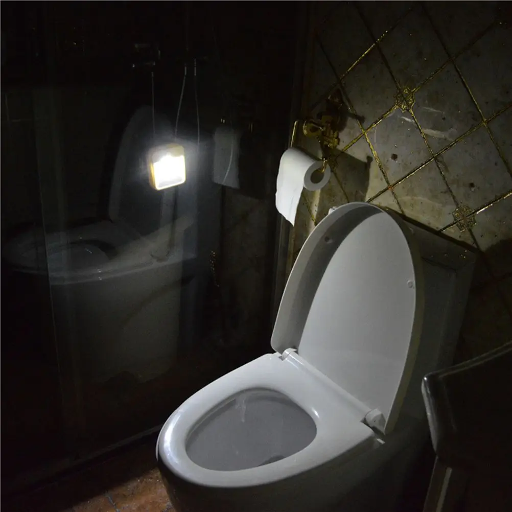 2 Pcs LED Motion Sensor Night Light Automatic Induction Energy Saving Operated Closet Hallway Stairs Bathroom