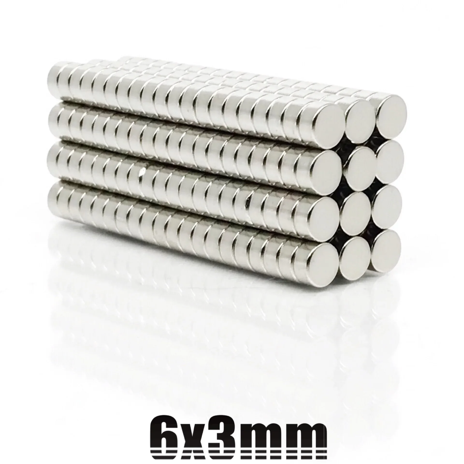 500 sztuk 6x3 mm dysk luzem arkusz magnes neodymowy 6mmx3mm małe okrągłe mocne magnesy 6x3mm magnesy ziem rzadkich 6*3mm