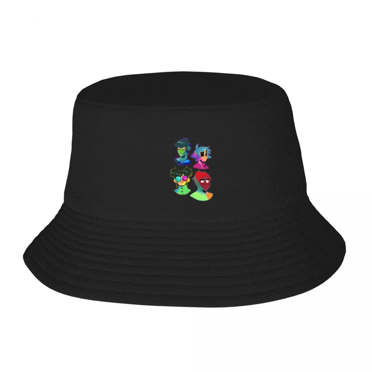 Teacher Off Duty Gorillaz Rapper Camisetas Rock Band Bucket Hat Beach Field Hat Unique Design for Outdoor Fishing Caps Ispoti