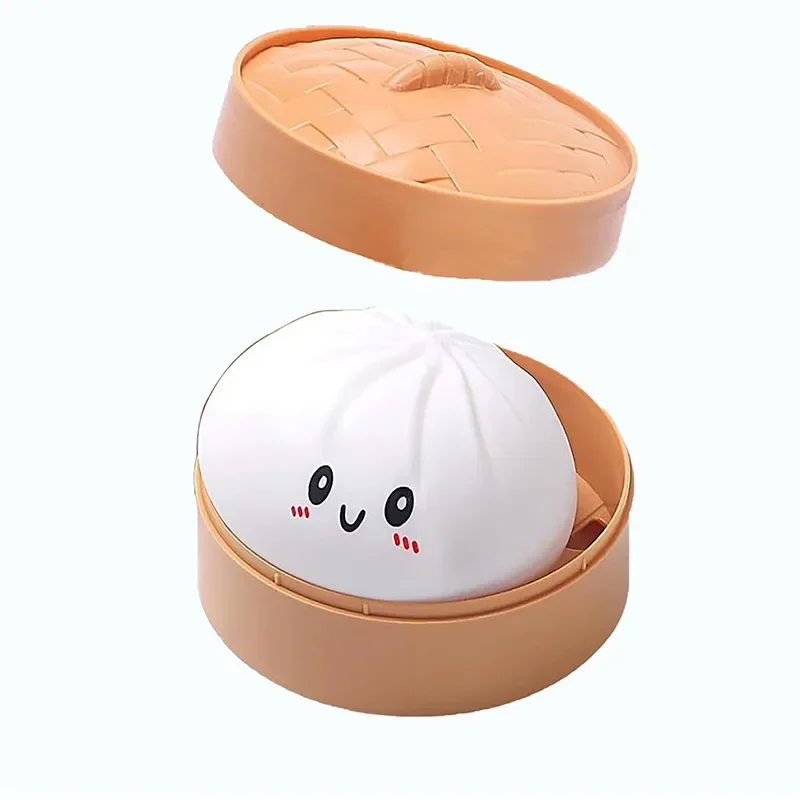 Kleurrijke Dumpling Squishes Stressballen Herbruikbare Low Rebound Decompressie Speelgoed Deegbal Unieke Huisdecoratie Geschenken - afbeelding 1