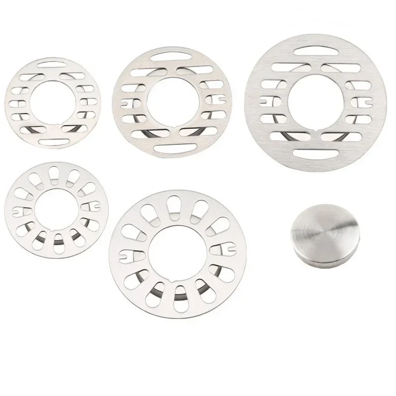 Stainless steel Floor Drains Cover Round Anti-clogging Shower Drain Universal Sink Filter Hair Catcher Stopper Bathroom Hardware