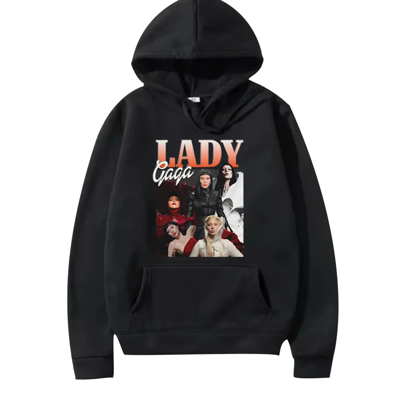 

Lady Gaga Retro hoodie 2025 new men women vintage fashion Long sleeve Sweatshirt with print Graphics oversized top hoodie unisex