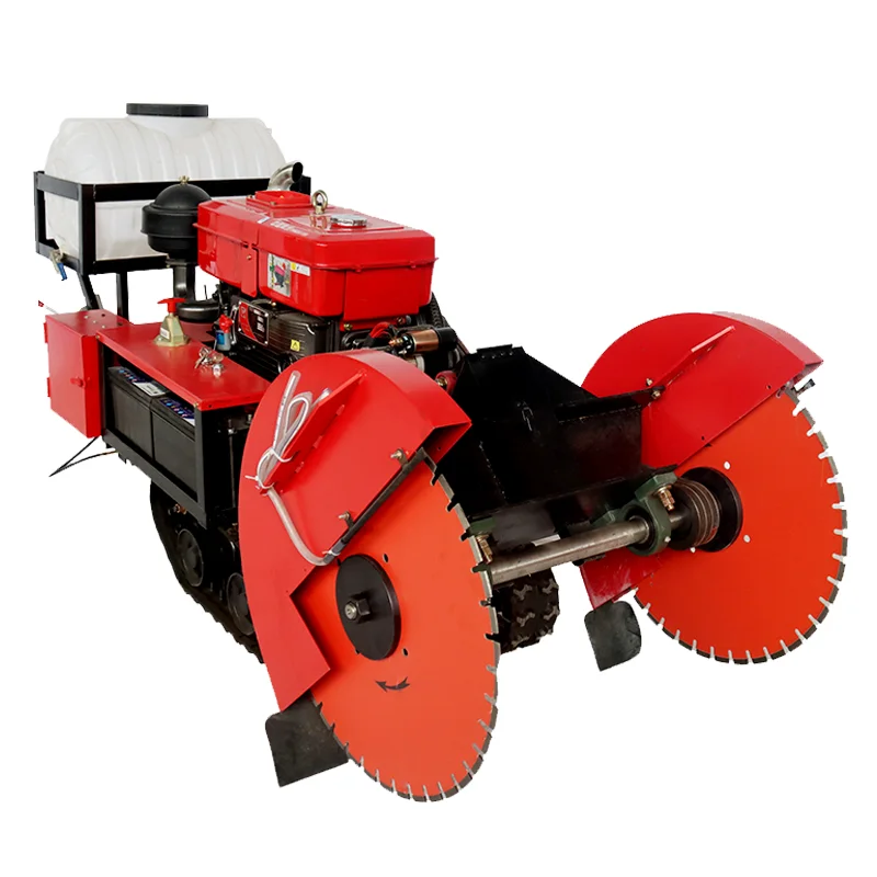 Concrete cutter with pavement concrete cutting saw blade for cutting cement and asphalt