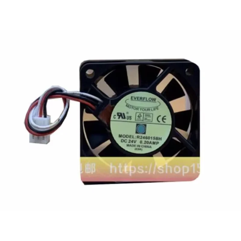 

EverCool R246015BH DC 24V 0.20A 60x60x15mm 3-Wire Server Cooling Fan