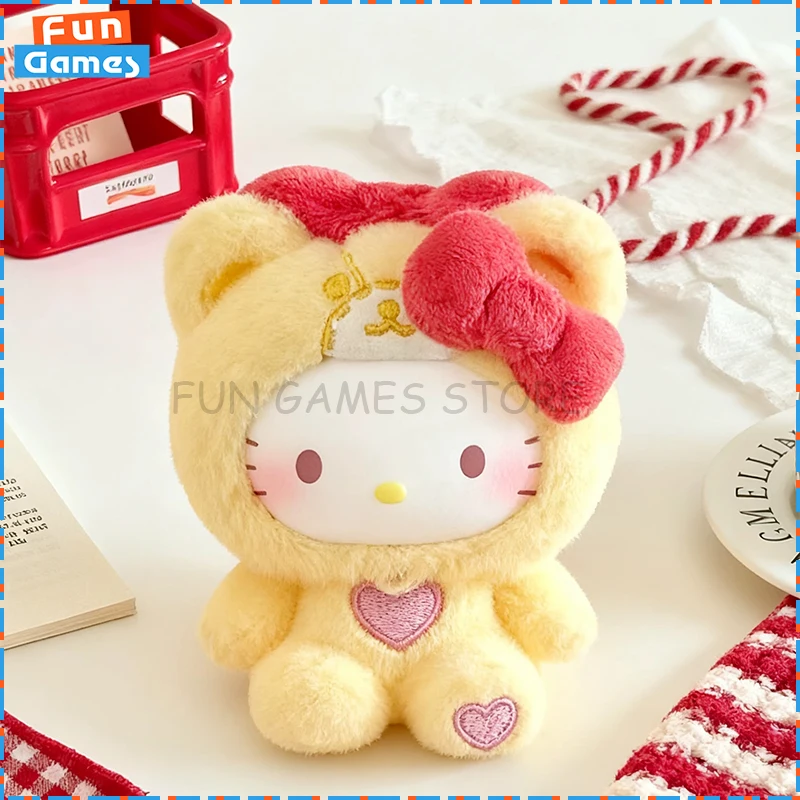 

Новая TOPTOY слепая коробка Hello Kitty KT Teddy Pajamas Series Mystery Box Аниме Фигурка Kawaii Collect Room Ornamen Пользовательские игрушки Подарки