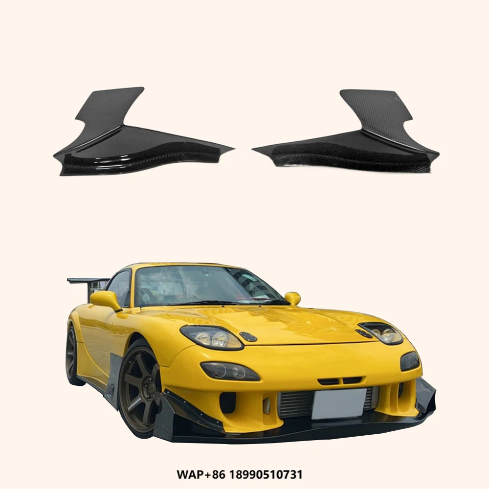 

Car Body Kit Canard Fin for Mazda RX-7 RX7 FD FD3S (RE-GT Bumper Only) Carbon Fiber Front Bumper Canard