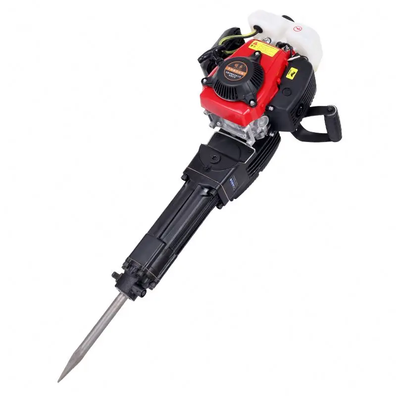 

Four-stroke 4800W Portable Rock Drill, Concrete Breaker Impact Hammer