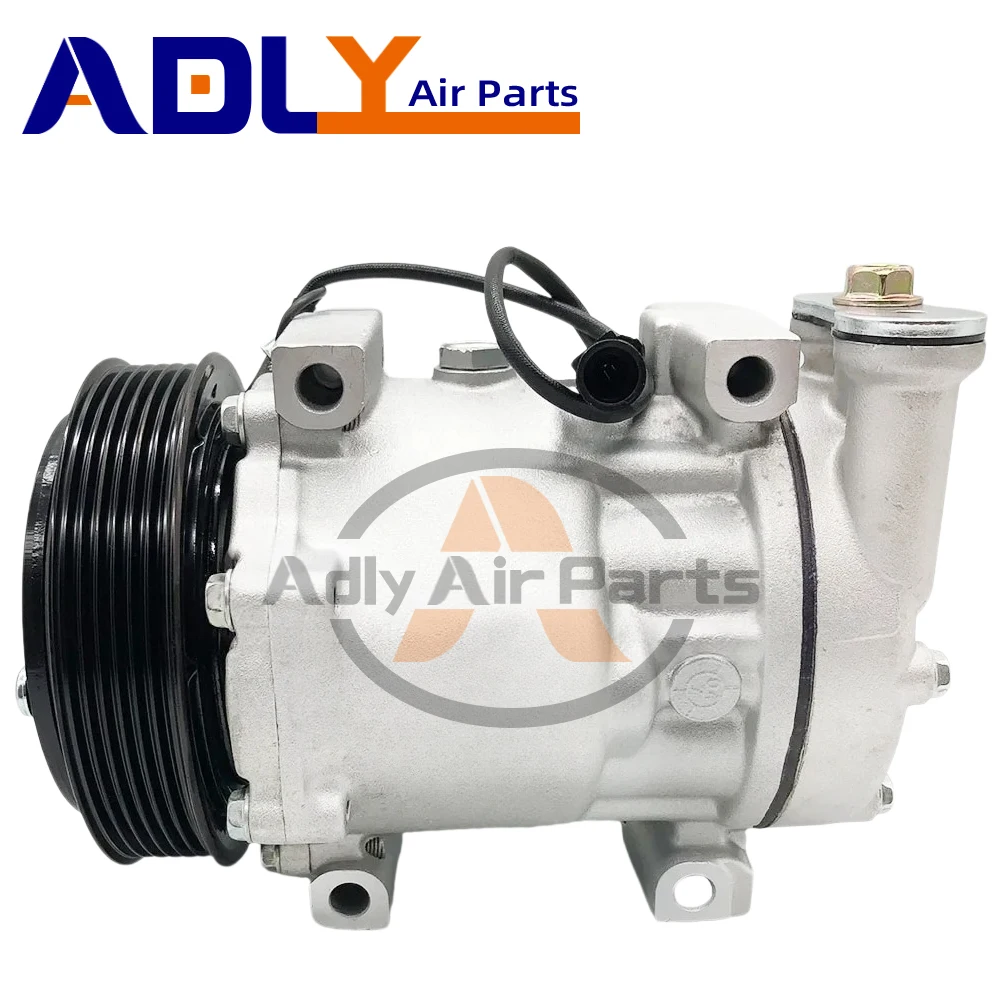 

7V16 AC Compressor for Alfa Romeo Fiat Bravo Coupe Stilo Lancia Lybra 60653652 60814396 71721751 71721752 71781783