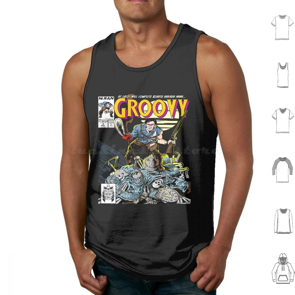 Groovy Tank Tops Vest Sleeveless Evil Dead Evil Dead Rise Evil Dead Rise Movie Evil Dead Rise 2023 Dead Ash Vs Evil Dead