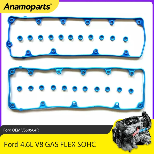 Uszczelki osłony części do silnika zawór pasujące do 4.6 L dla Ford Lincoln rtęci 4.6L V8 GAS FLEX SOHC 2002-2012 OEM VS50564R
