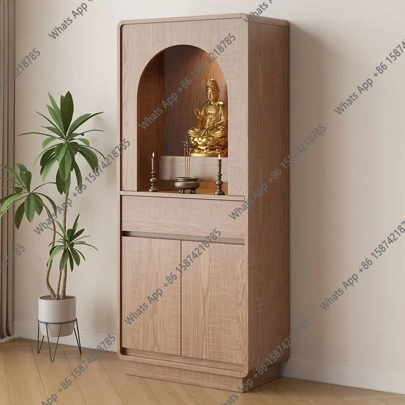 B O Vertical Cabinet For Table Buddhist Platform Household Incense Case For Guanyin God Of Wealth Cabinet Shentai Cabinet