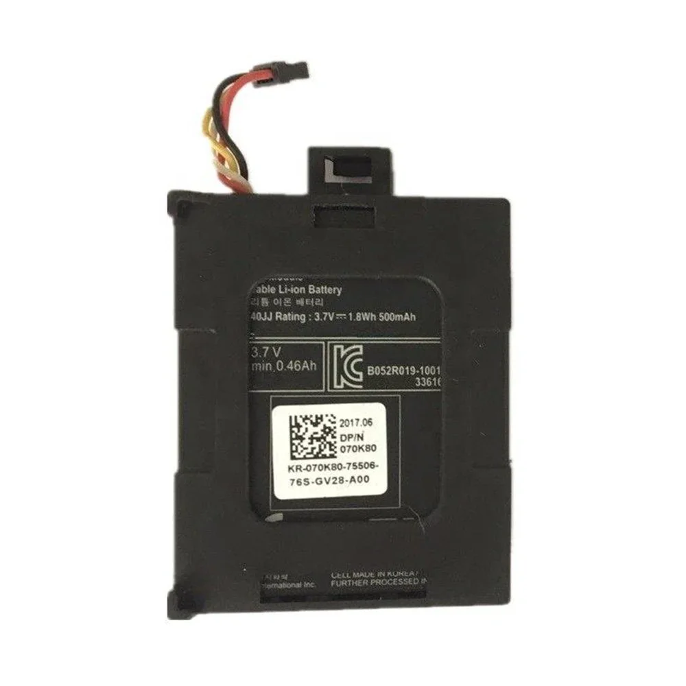 T40JJ 3.6V 1.6Wh Original Battery for Dell H710 H710P H810 RAID Controllers 70K80 D0JMF H810 N3V6G TTVVV TY8F9