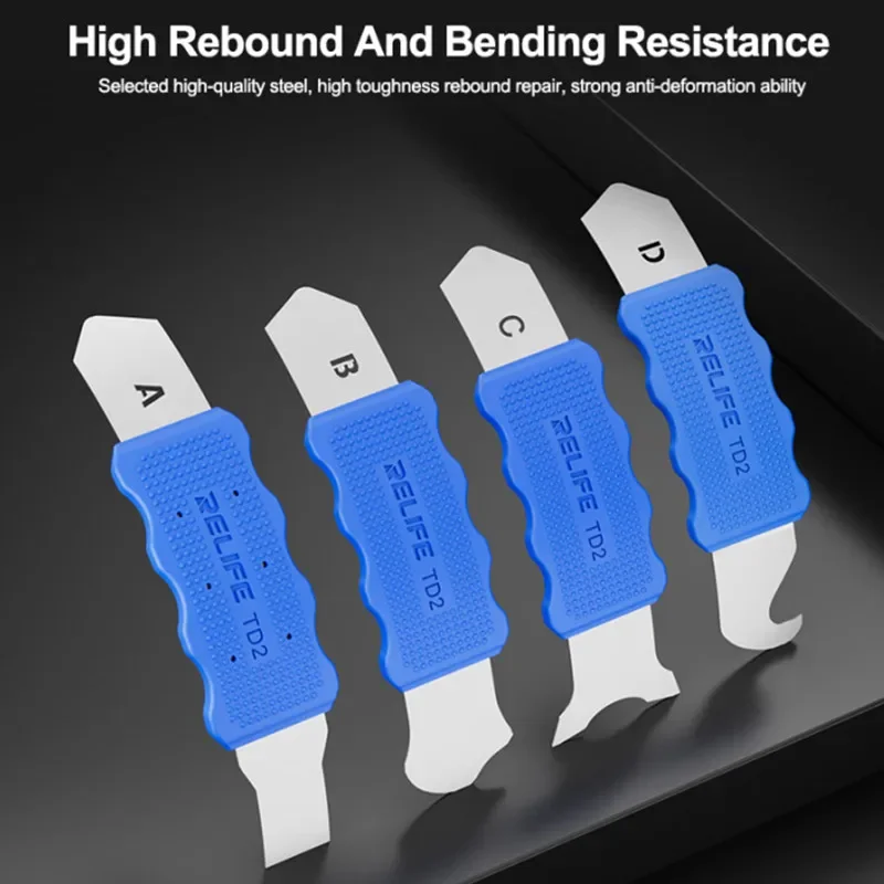 RELIFE TD2 Pro Ремонт микросхем Тонкое лезвие для IP-планшетов Android PCB Нож для ремонта материнской платы Съемник процессора Скребок для удаления клея BGA