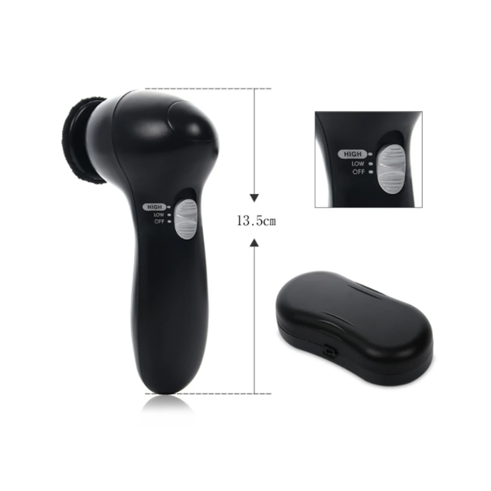Portable Handheld Electric Shoes Polisher Brush Rechargeable Leather Shoes Brush Leather Bag Brush