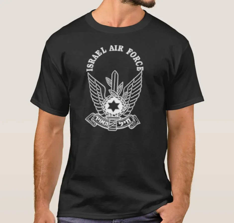 

Israeli Air Force Emblem T-Shirt 100% Cotton O-Neck Summer Short Sleeve Casual Mens T-shirt Size S-3XL