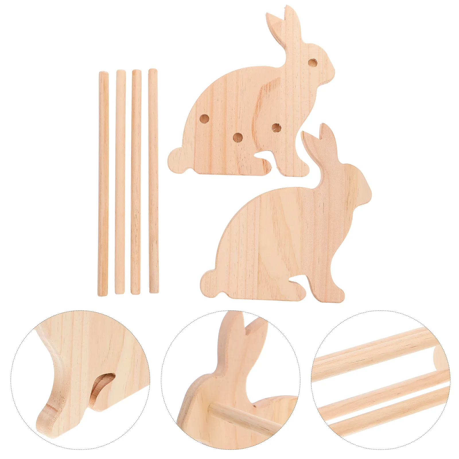 

Small Rabbit Bookshelf Desktop Wooden Animal Shape Book Holder Organizer Storage Shelf Stand Small Bookshelf Wood Book Holder