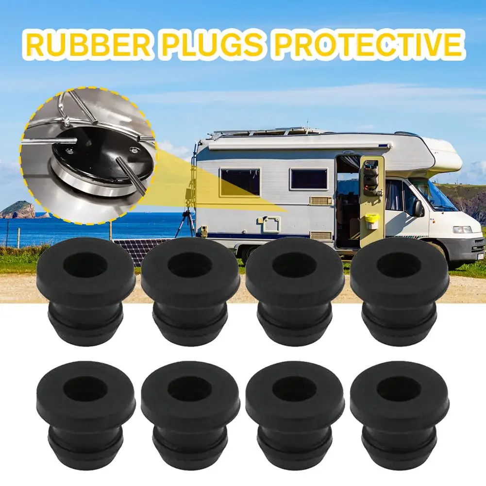 

8 шт. резиновые пробки для плиты для автофургонов, термостойкая решетка, резиновые втулки, сменные решетки для плиты, устойчивые к царапинам, втулки