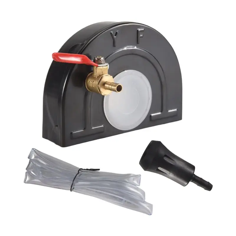 A7THK-Angle Grinder Shield Set Water Cutting Machine Base Safety Cover Dust Collecting Guard Kit Dust Shroud Protecter Cover