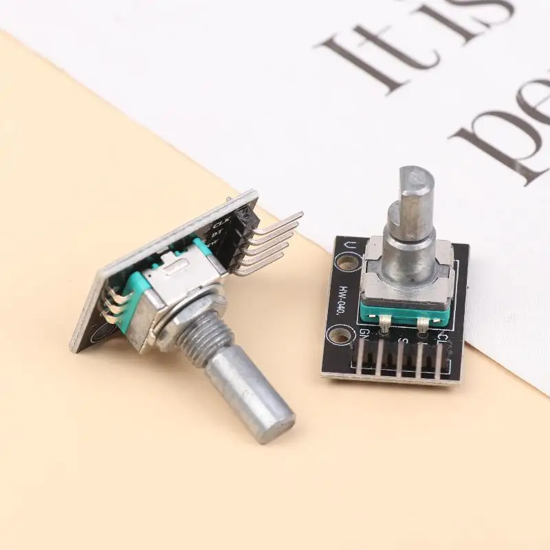 Módulo codificador rotatorio KY-040 con 15 × 16,5 Mm con perillas para Micro controlador Arduino utiliza módulo codificador ajustable