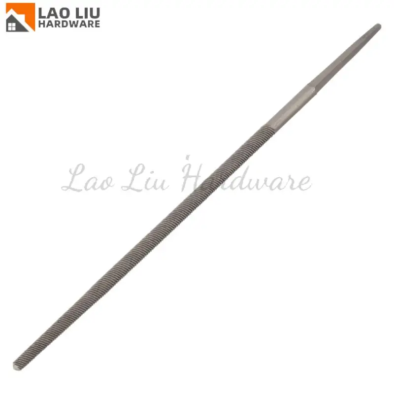 

High carbon steel round file fine teeth deburring wood trimming carpenter metal grinding polishing hand tools