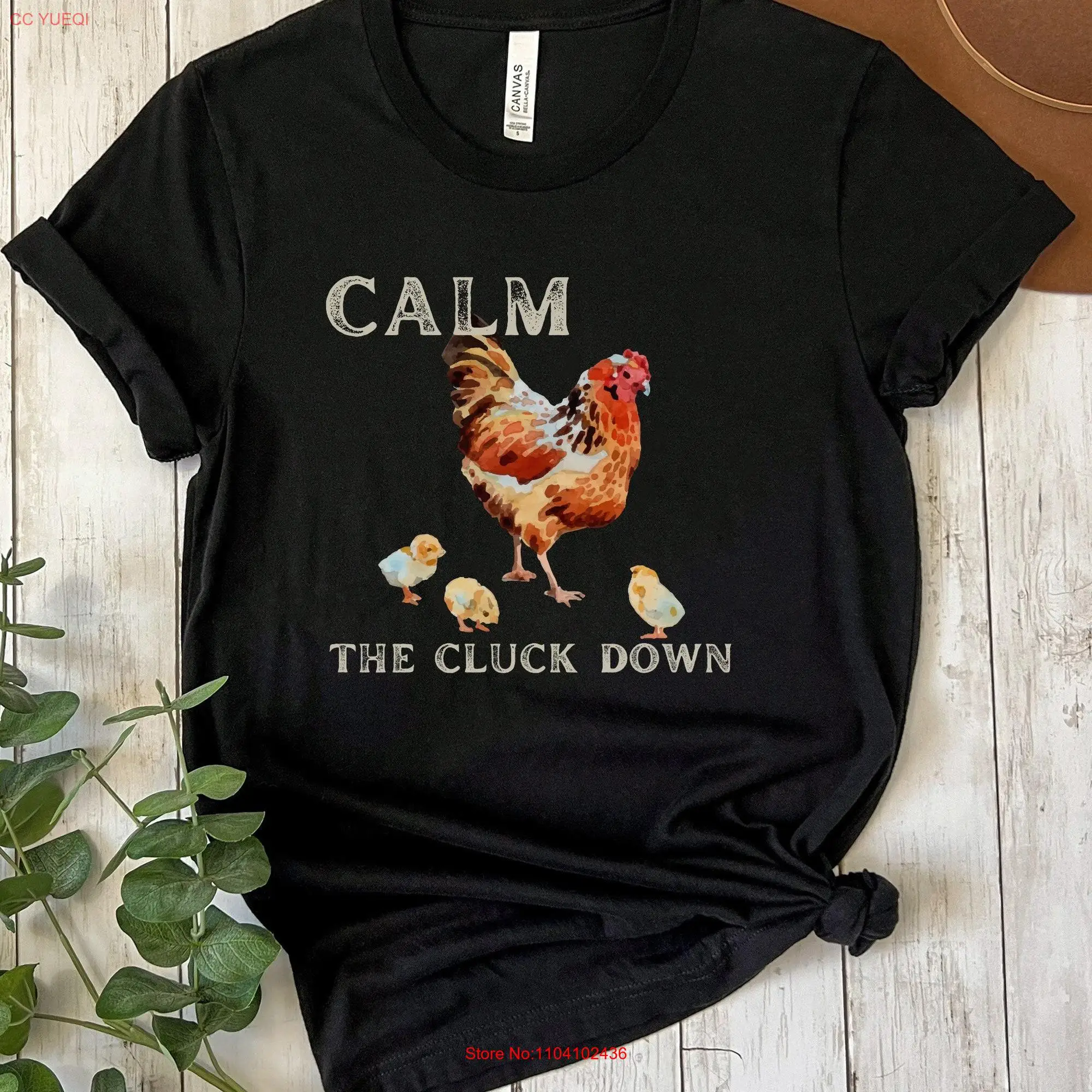 Cute Chicken T Shirt Funny Farm s for Her Homesteading Humor Lovers long or short sleeves