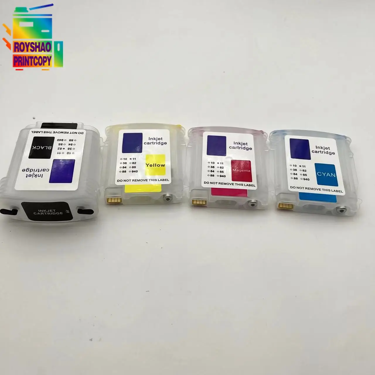 2sets 10 82 Refillable Ink Cartridge With Arc Chips For HP Designjet 500ps 800 800ps Plotters For HP10 HP82 HP500 HP800 Printer