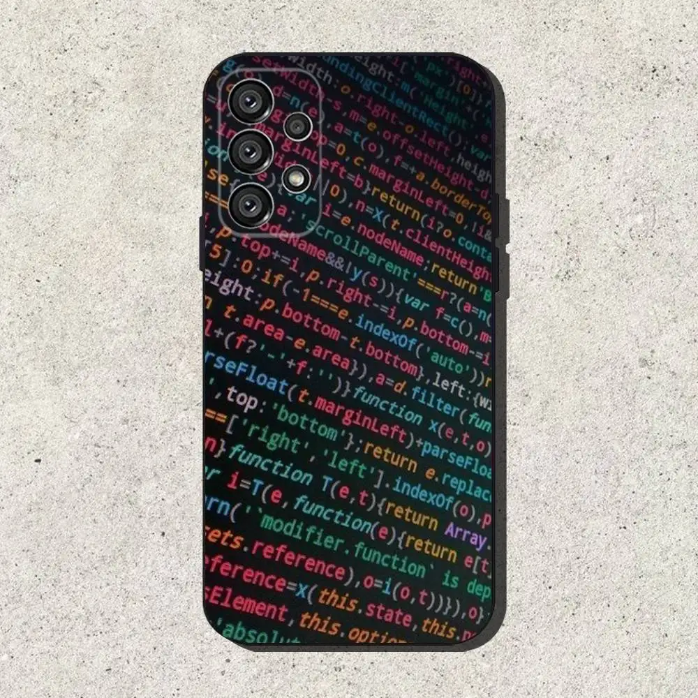 The Code design programmer  Phone Case For Samsung S25,S24,S21,S22,S23,S30,Ultra,S20,Plus,Fe,Lite,Note,10,9,5G Black Cover