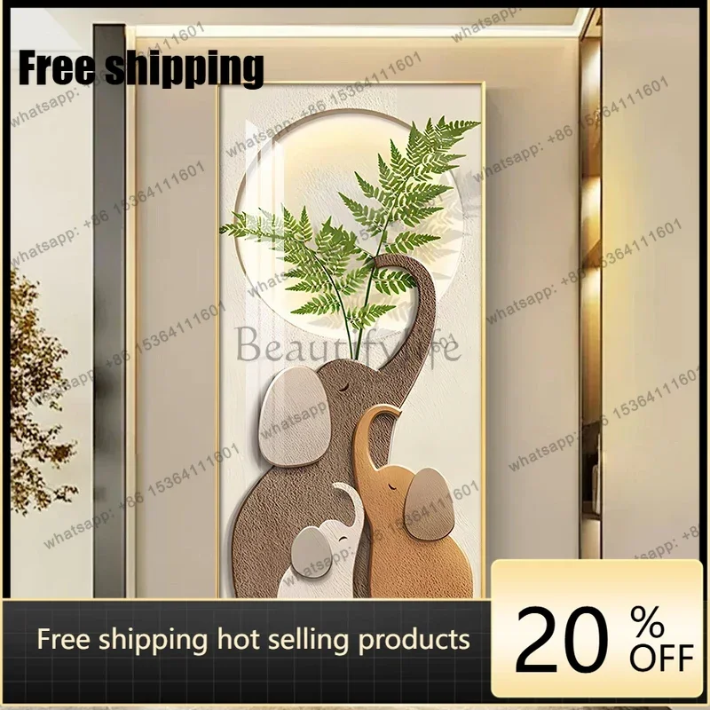 Factory Direct Room Decoration Wall Art Posters Elephant Decorative Painting Modern Simple Wall Painting Calligraphy Arts Home D