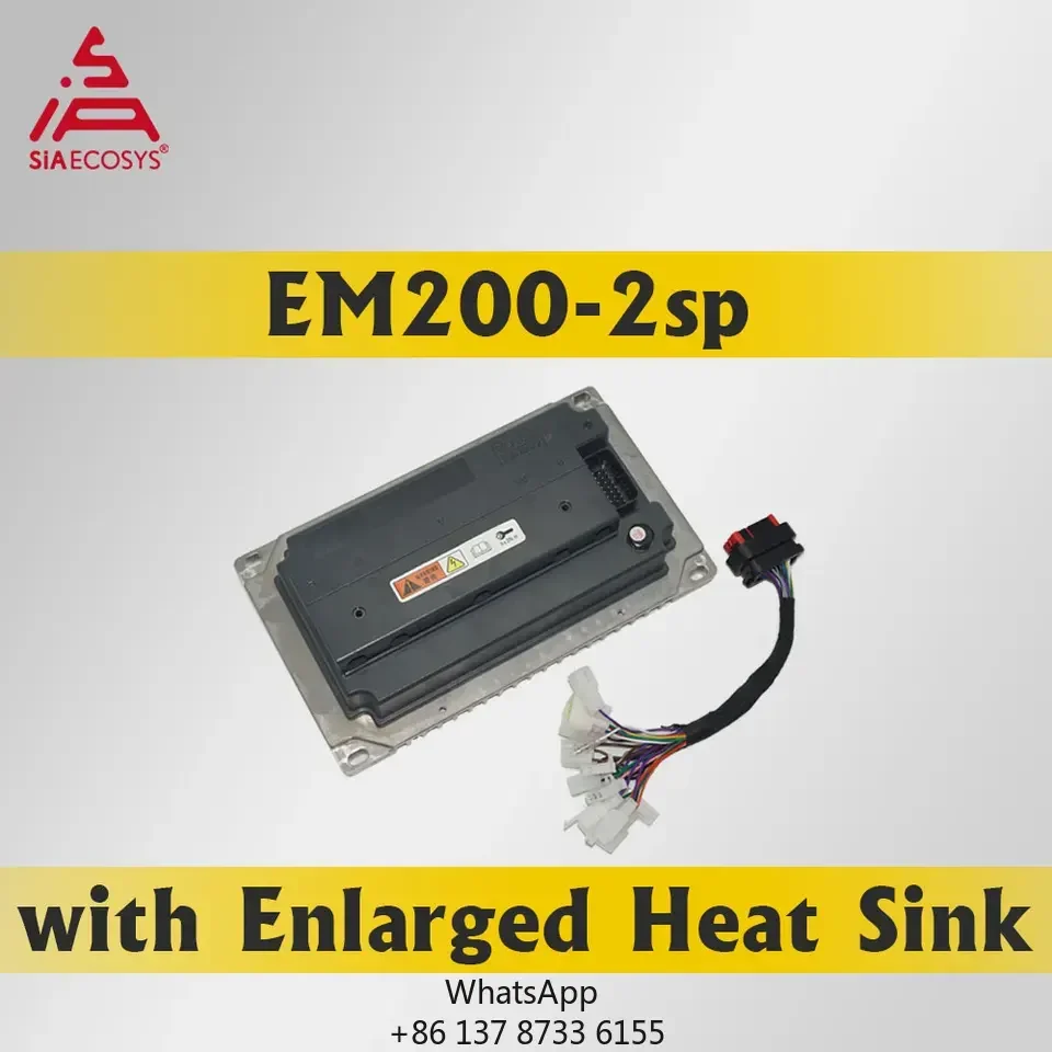 VOTOL EM200-2sp 72V 600A CAN Controller With Enlarged Heat Sink For E-Scooter And E-Motorcycle Programmable