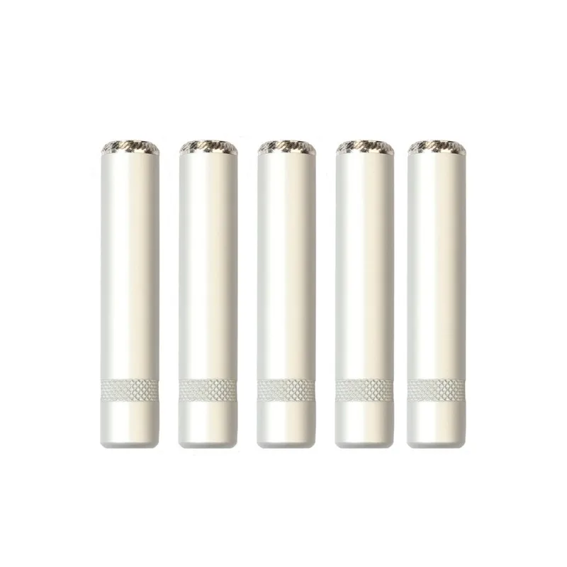 

5Pcs Aluminum Alloy Shell Assembly 6.35mm Stereo Female DIY Audio Welding Plug
