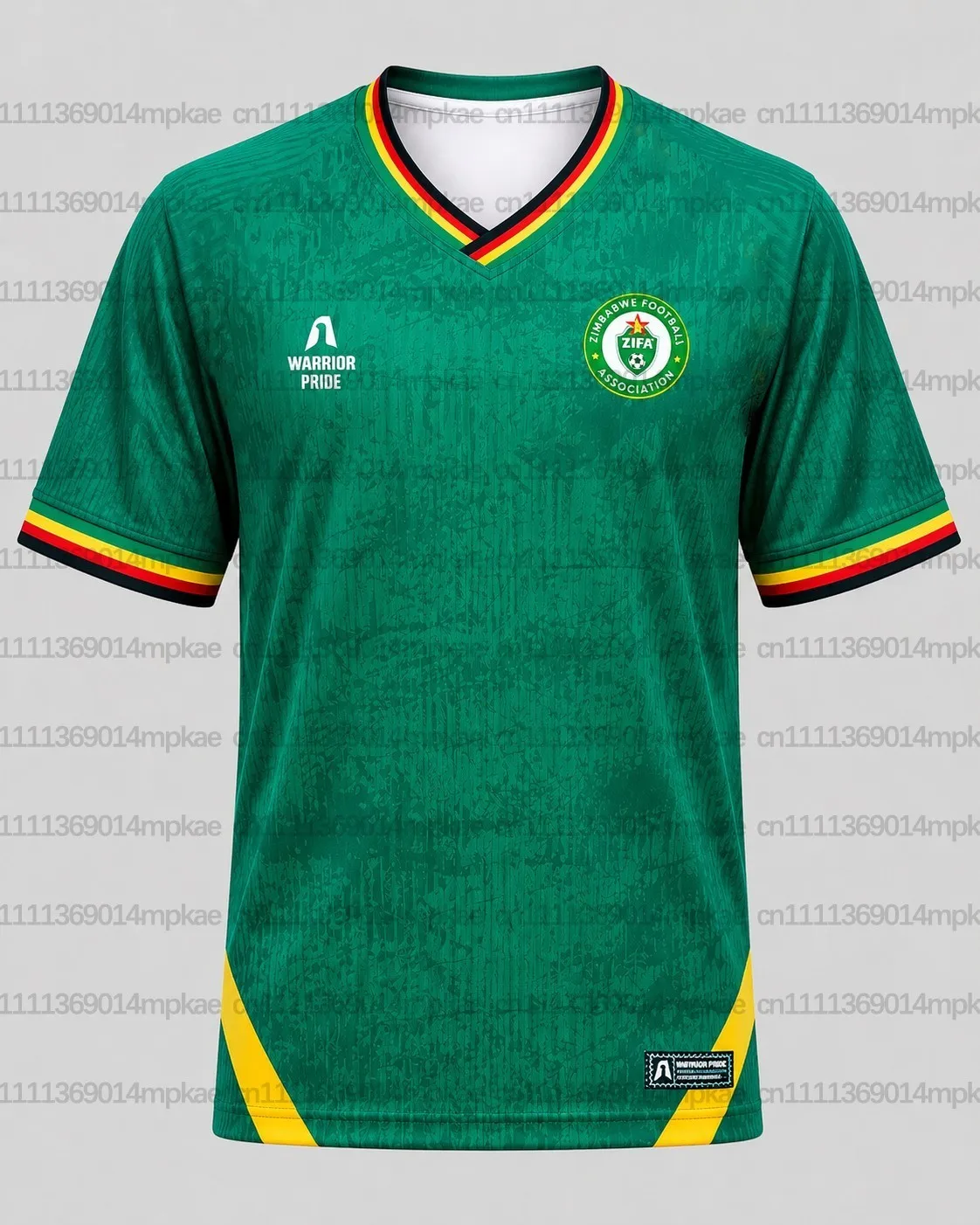 2026 Zimbabwe Bedrucktes Herren-Alltags-T-Shirt, Herren-Sport-V-Ausschnitt Freizeit-Sport-T-Shirt, Lockerer Schnitt, Modischer Street-Style – Detail 4
