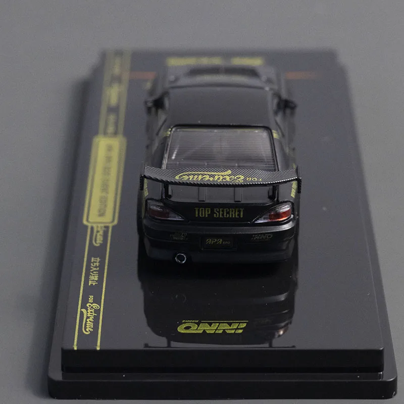 INNO 1/64 S15 TOP SECRET APAxpo Alloy Motor Vehicle Toy Die-casting Metal Model Collection Boy Gifts