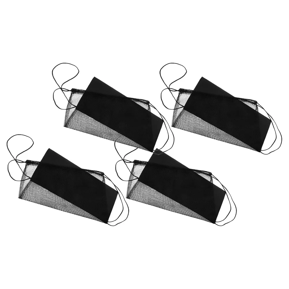 

4 Pcs Sports Ball Storage Bag Basketball Mesh Backpacks Gym Drawstring Equipment Fitness Portable String Sack Volleyball Bags