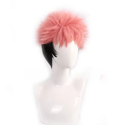 Game Jujutsu Kaisen Itadori Yuji Cosplay Synthetic Wig Anime Halloween Costumes for Women