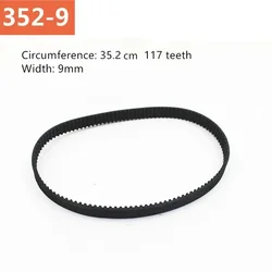 1PCS 9mm Belt Sander Rubber Drive Belt For 9403 Tank Machine 352-9 354-9 Replacement Accessories For Woodworking