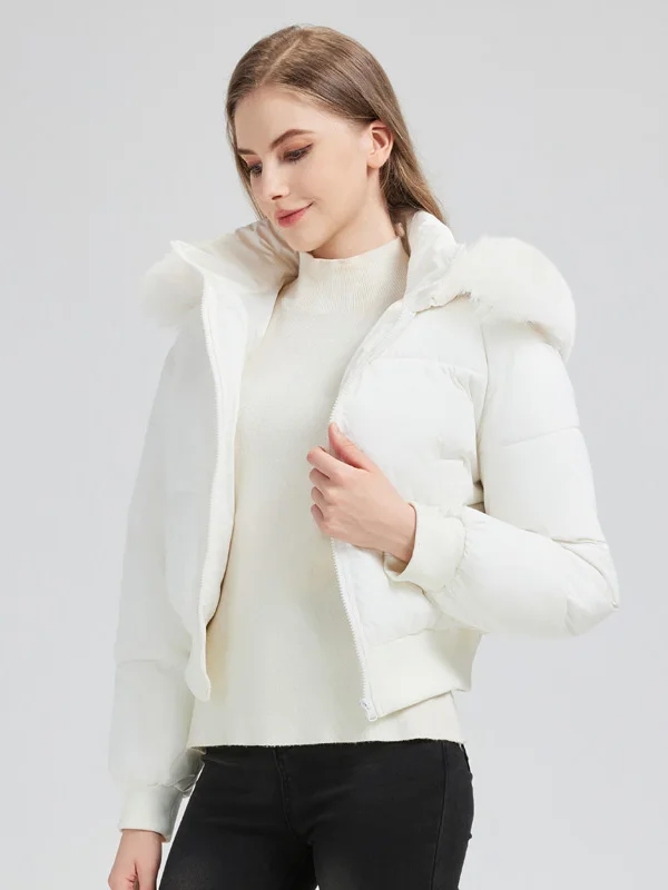 

Зимнее женское модное хлопковое пальто Puffer Jaet с капюшоном, верхняя одежда, теплая корейская версия, свободная посадка