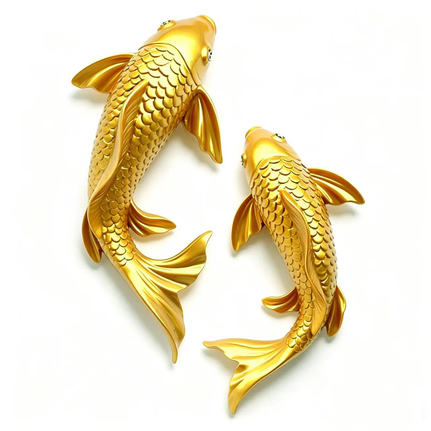 Lucky Koi Fish 3D Wall Decor, Resin Stereoscopic Carp Wall Hanging, Creative Wealth Feng Shui Home Art Wall Sticker Ornament view 6