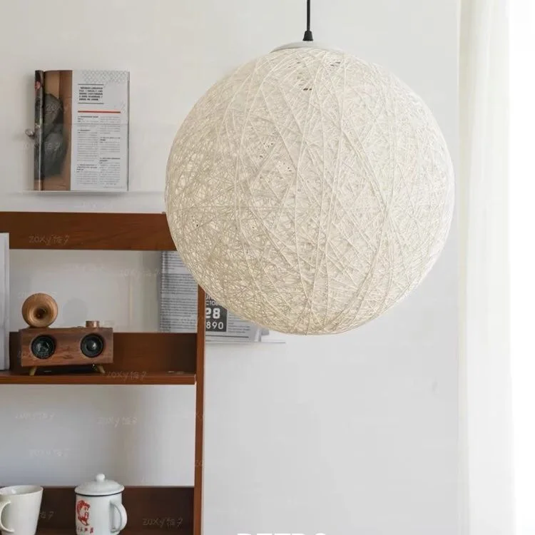 Tooling home improvement designer handmade rattan hemp chandelier