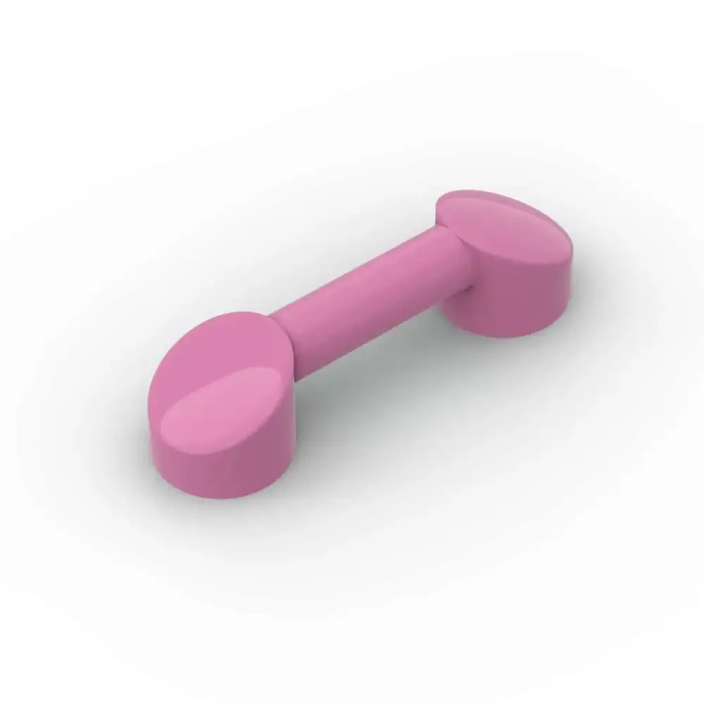 MOC 10PCS Part Bricks 6190 Bar 1x3 Old Telephone Building Blocks Radio Handle 2 Studs Particle Puzzle Toy Children Birthday Gift