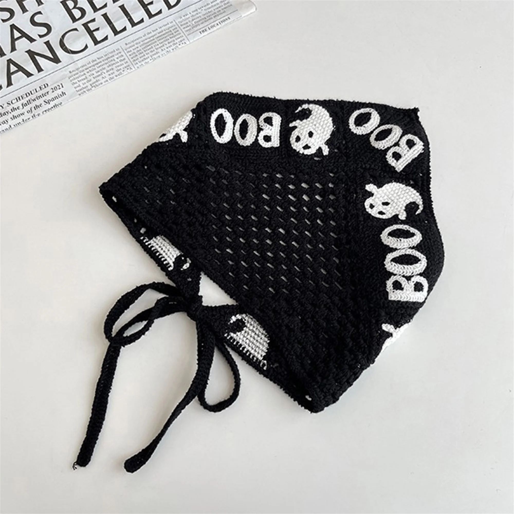 

Широкая повязка на голову с принтом черного кота на Хэллоуин, эластичная повязка для волос для костюмированной вечеринки, наряды и фотосессии