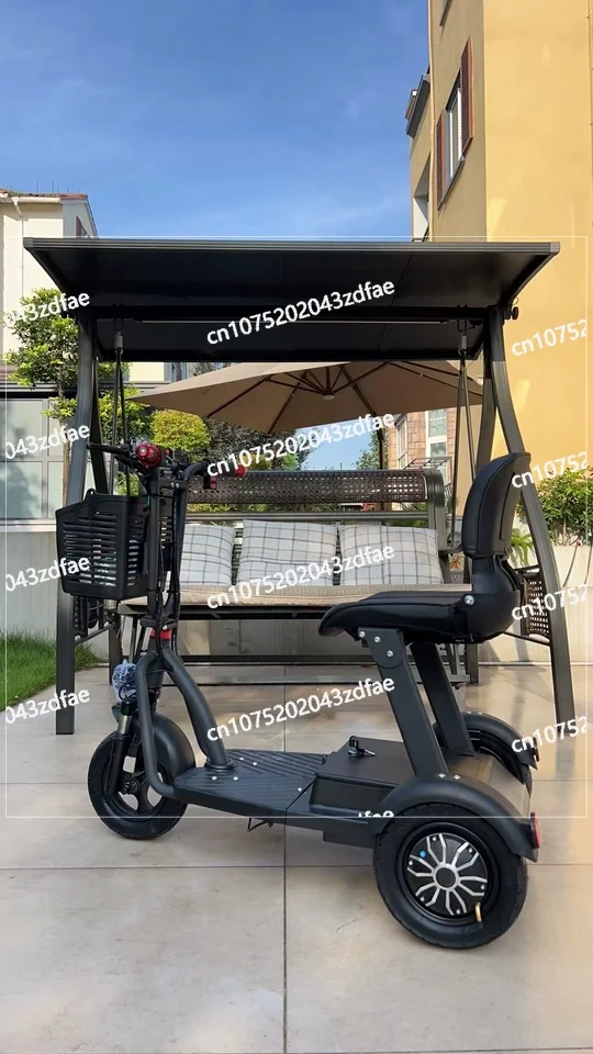 

Scooter Electric Tricycle Battery Car Can Lift Rechargeable Lithium Battery Folding Portable Adult Motorcycle
