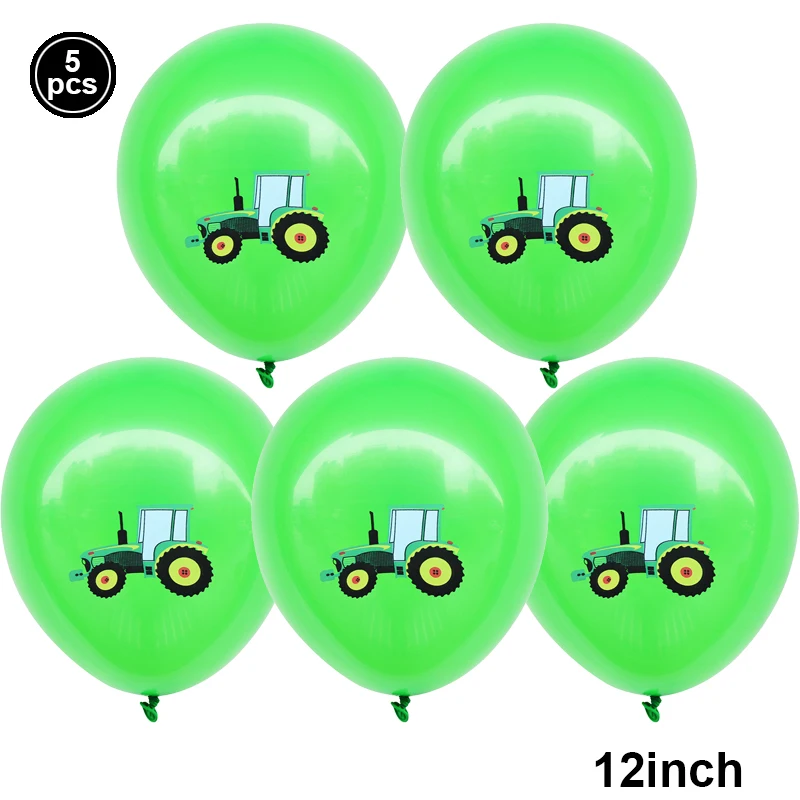 5 Stück/Set Große Traktor-Heliumballons 32 Zoll Nummer 1-9 Folienballons Bauernhof-Thema Geburtstagsparty-Zubehör Ballons Dekorationsmaterial – Detail 5