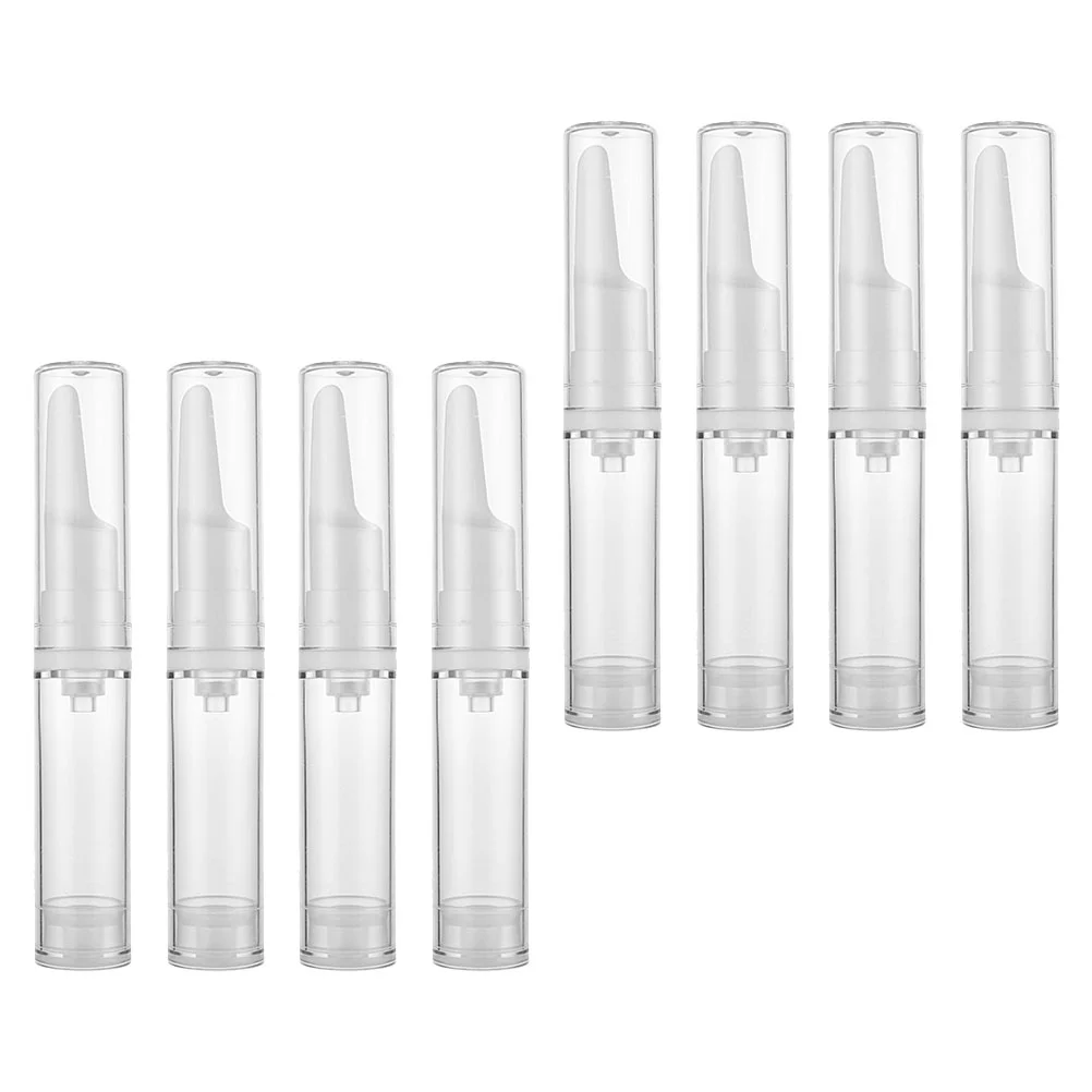 8 Pcs Vacuum Skin Care Products Eye Cream Bottle Travel Bottles Skincare Containers Plastic Sample Empty Airless Pump