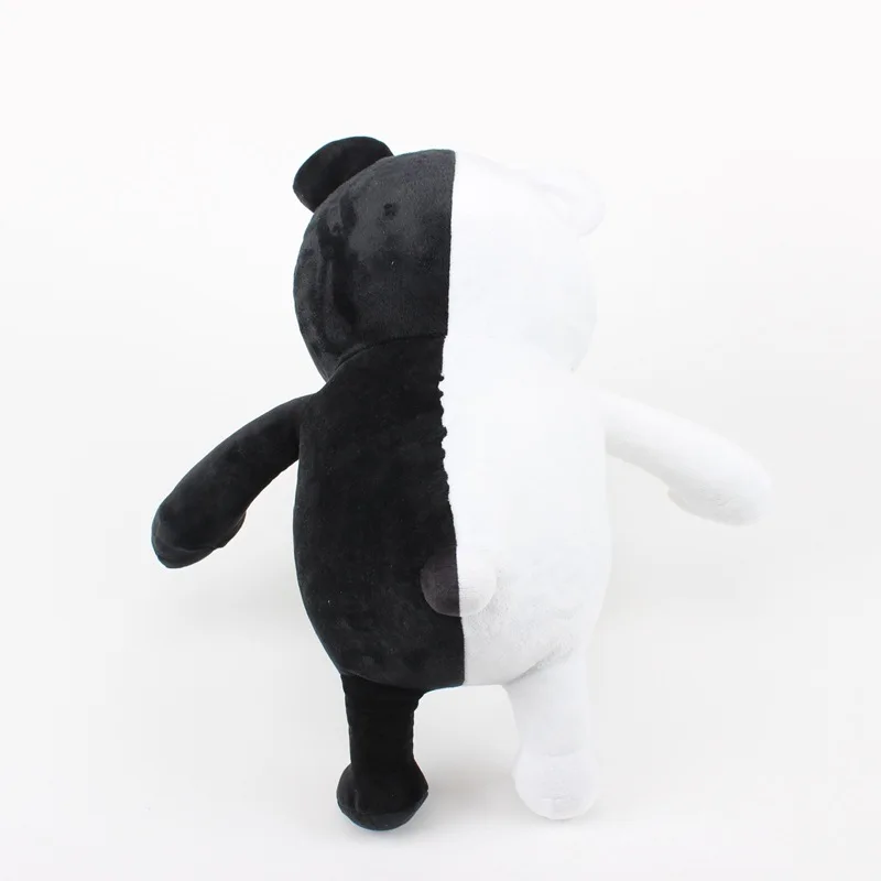 Dangan ronpa super danganronpa 2 monokuma preto branco urso brinquedo de pelúcia macio pelúcia animal bonecas presente aniversário para crianças