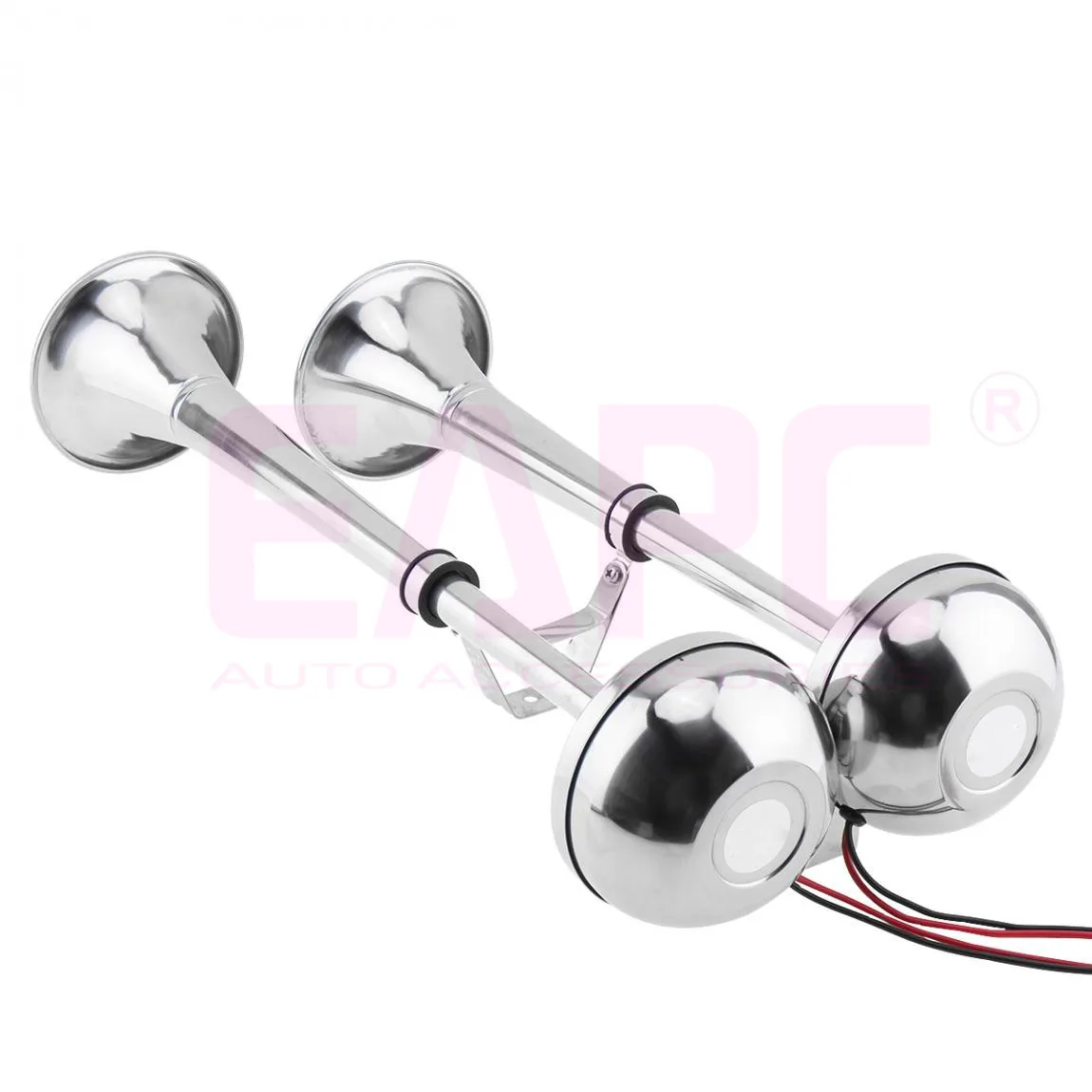 TZ-335DB 에어혼 12V 또는 24V 스테인리스 스틸 전기 듀얼 트럼펫 보트 마린