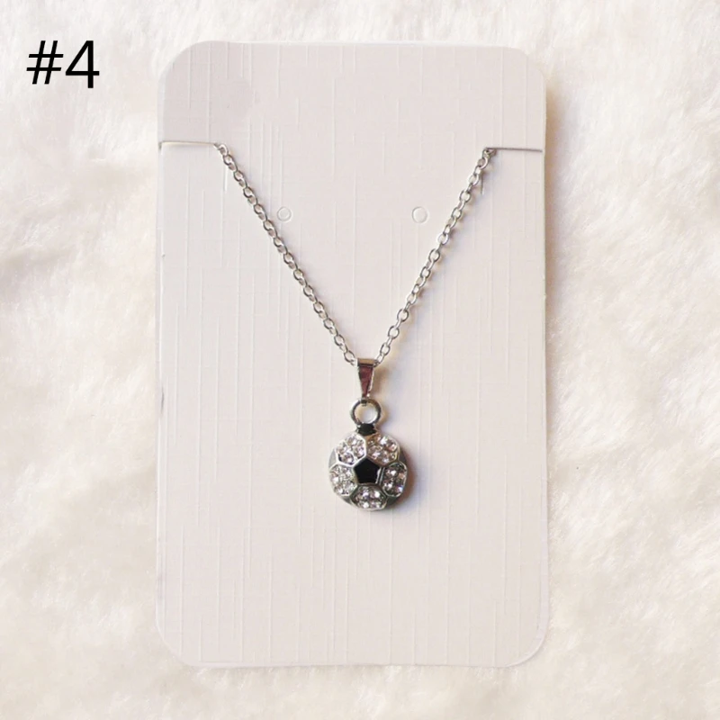 Sports Ball Pendant Basketball Necklace Necklace Softball Clavicle Chain D5QB image 4